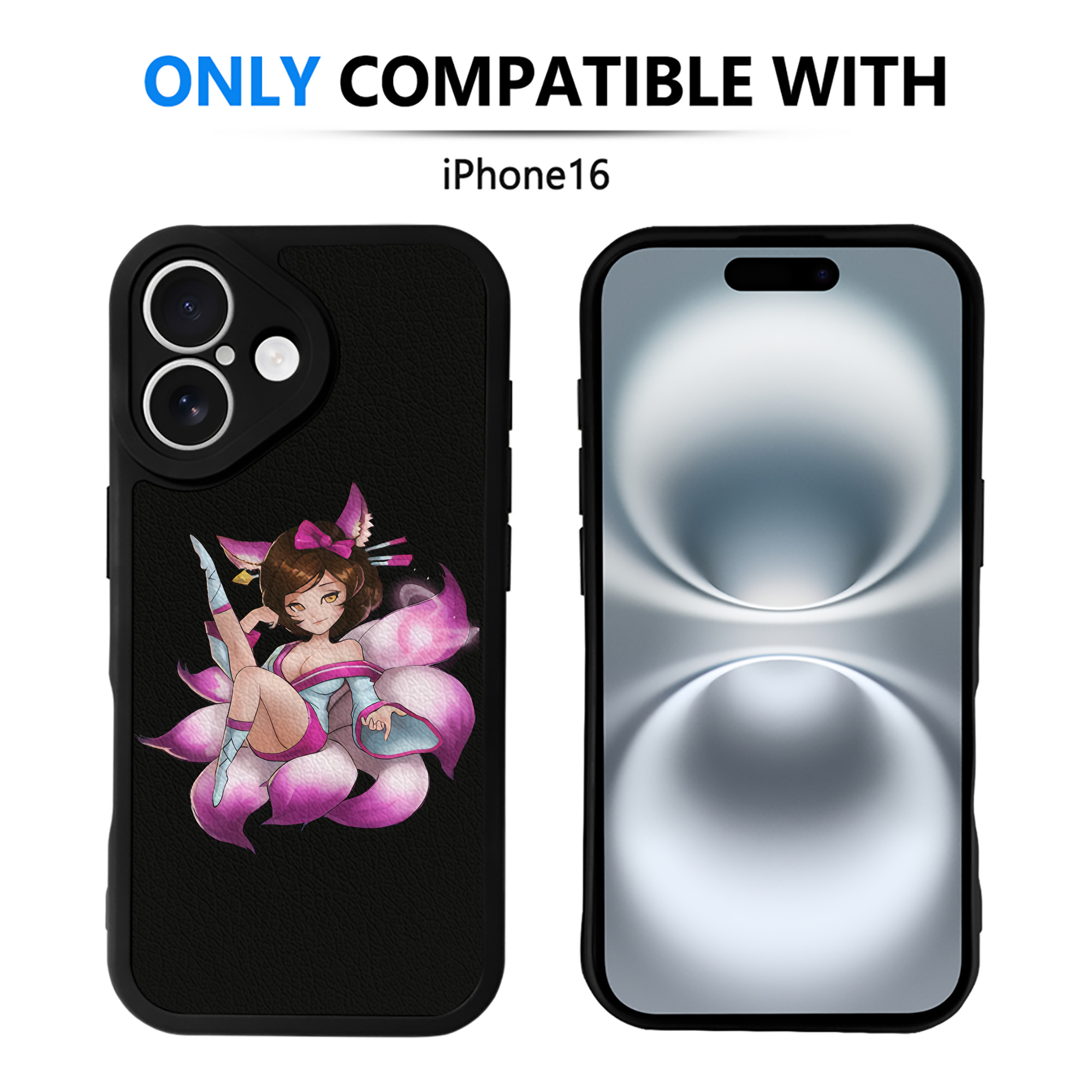リーグ・オブ・レジェンド League of Legends LOL 【iPhone 16シリーズ対応】シリコンスマホケース（レザー調） 材質：シリコン